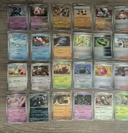 Pokemon Prismatic Evolutions Lot Of 32 Pokeball Cards M/NM All Cards Shown - Image 4