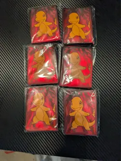 Pokemon TCG - Charmander - Obsidian Flames - Card Sleeves - 65 Count - Set Of 6 - Image 1