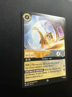 Rhino - Power Hamster 30/204 Reign of Jafar Regular Disney Lorcana Card NM - Image 3