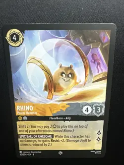 Rhino - Power Hamster 30/204 Reign of Jafar Regular Disney Lorcana Card NM - Image 5