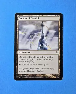 1x Darksteel Citadel Darksteel 2004 Mtg Magic Card Artifact Land Mana 164 - Image 1