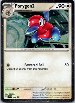 Porygon2 - (Cosmos Holo) SV: Scarlet & Violet Promo Cards 138 Promo - Image 1