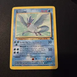 Pokemon Card - Articuno 17/62 Non Holo Rare Fossil Set WOTC NM/Excellent - Image 1