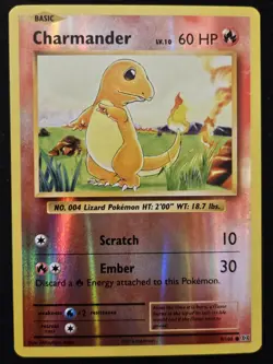 Charmander 9/108 XY Evolutions Reverse Holo Pokemon Trading Card Game 2016 NM - Image 1