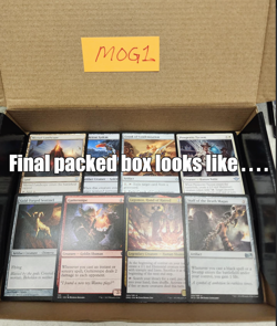 x1 MTG cards bulk lot (box shown) [Box ID: MOG1] - Image 1