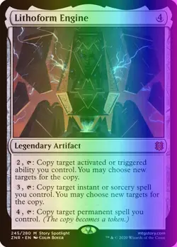 MTG Magic the Gathering Lithoform Engine (245/493) Zendikar Rising LP FOIL - Image 1