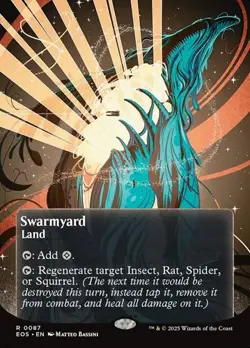 Swarmyard (#87) - Foil Extended Art EOS NM MTG - Image 1