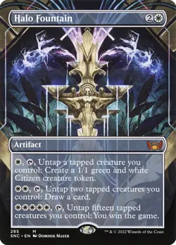 MTG Magic the Gathering Halo Fountain (285/547) Streets of New Capenna LP - Image 1