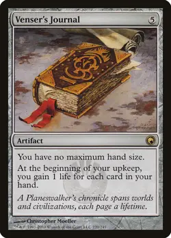 MTG Magic the Gathering Venser's Journal (220/259) Scars of Mirrodin NM - Image 1