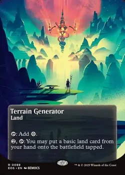 Terrain Generator (#88) - Foil Extended Art EOS NM MTG - Image 1