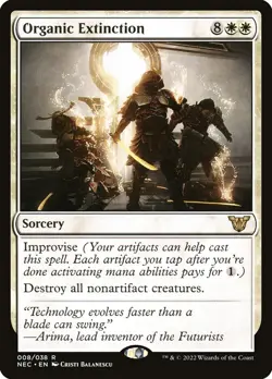 MTG Organic Extinction (8/204) Kamigawa Neon Dynasty Commander NM - Image 1