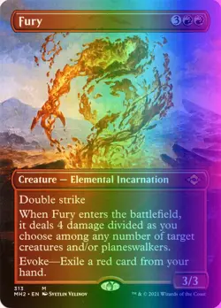 MTG Magic the Gathering Fury (313/765) Modern Horizons 2 LP FOIL - Image 1