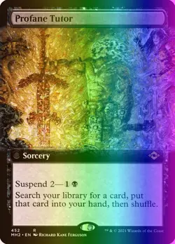 MTG Magic the Gathering Profane Tutor (452/765) Modern Horizons 2 LP FOIL - Image 1