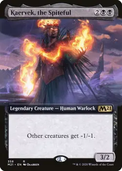 MTG Magic the Gathering Kaervek, the Spiteful (358/470) Core Set 2021 NM - Image 1