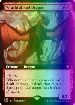 Wrathful Red Dragon (585/1080) CLB LP FOIL - Image 1
