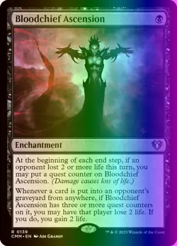 MTG Bloodchief Ascension (139/1173) Commander Masters LP FOIL - Image 1