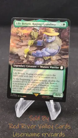 1x Lily Bowen, Raging Grandma (Extended Art) (Surge Foil) - Fallout - #927 - Image 1