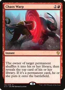 MTG Magic the Gathering Chaos Warp (131/332) Commander 2017 LP - Image 1