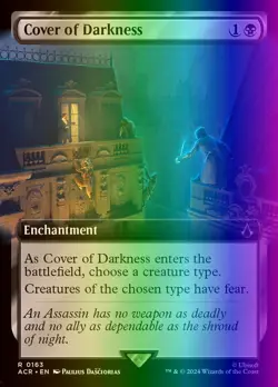 MTG Magic the Gathering Cover of Darkness (163/315) Assassin's Creed LP FOIL - Image 1