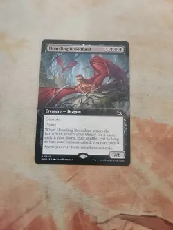 Hoarding Broodlord Extended Art March Of The Machines MTG NM - Image 1