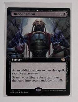 MTG - The Brothers' War - Diabolic Intent Extended - Rare 0324 - Image 1