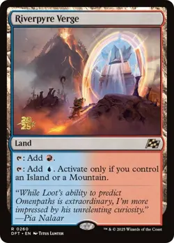 MTG Riverpyre Verge - Foil - Prerelease Promo, Light Play, English Promo: Prerel - Image 1