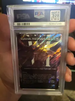 Sephiroth, Fabled SOLDIER (0382) (Borderless SURGE FOIL)- PSA 9 MINT - Image 5