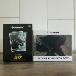 Ultra Pro MTG Final Fantasy Sephiroth Alcove Edge Deck Box With Apex Sleeves - Image 1