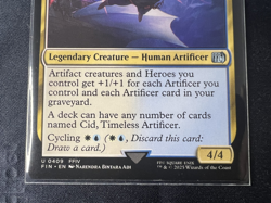 x2 MTG Cid Timeless Artificer U 0409 Regular Legendary Final Fantasy English NM - Image 2