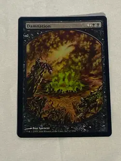 MTG FOIL Damnation Magic Player Rewards Magic the Gathering - Image 1
