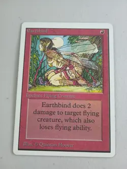 MTG Earthbind Unlimited Edition Magic The Gathering LP- English - Image 1