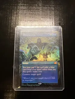 Force of Will (Borderless) Dominaria Remastered Foil NM x 1 - Image 1