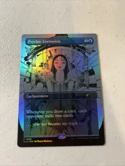 MTG Psychic Corrosion #1669 Rainbow Foil Rare Secret Lair Drop Series (SLD) - Image 1