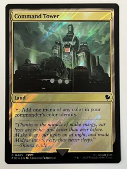 Command Tower Commander Final Fantasy Surge Foil MTG 0485 - Image 1