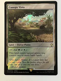 Canopy Vista Surge Foil Commander: Final Fantasy MTG 0378 Rare - Image 1