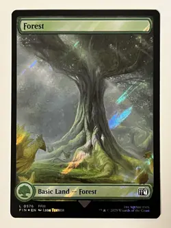 Basic Land Forest Surge Foil Final Fantasy MTG 0576 - Image 1