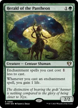MTG - HERALD OF THE PANTHEON - Commander Masters (R) - Image 1