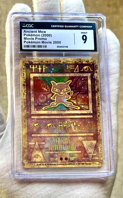 Vintage 1999-2000 Pokemon Card Movie Promo Ancient Mew, Mew #9, Mewtwo #3 - CGC - Image 2