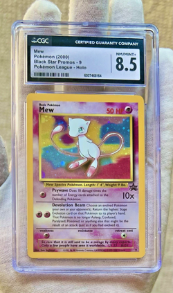 Vintage 1999-2000 Pokemon Card Movie Promo Ancient Mew, Mew #9, Mewtwo #3 - CGC - Image 5