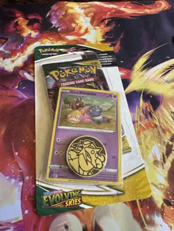 SEALED Evolving Skies Blister Packs - Eevee + Slowpoke Promo Packs Pokemon TCG - Image 3