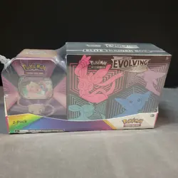 POKEMON SWORD & SHIELD EVOLVING SKIES TRADING CARD GAME, 2 PACK (NEW) - Image 1
