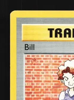 Bill 91/102 HP Base Set English Pokemon Card TCG - Image 4