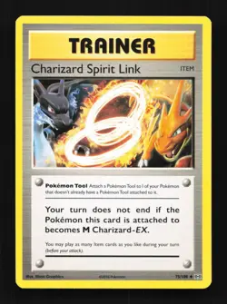 Charizard Spirit Link 75/108 LP Evolutions English Pokemon Card TCG - Image 1