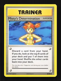 Misty's Determination 80/108 LP Evolutions English Pokemon Card TCG - Image 1