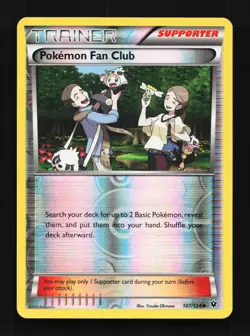 Pokemon Fan Club 107/124 LP Fates Collide English Pokemon Card TCG - Image 1