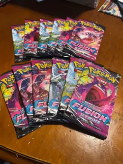 Pokemon TCG Fusion Strike Booster Pack - Lot of 12 packs 820650809163 - Image 1