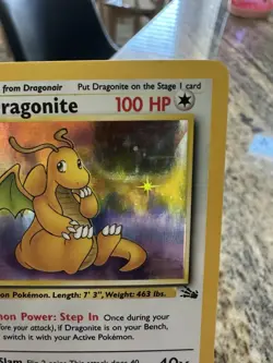 Dragonite Fossil Near Mint + to Mint No Scratching 4/62 Holo Pokemon - Image 4