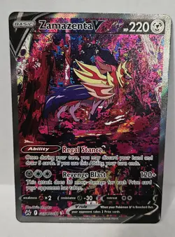 Zacian V GG48 and Zamazenta GG54 Crown Zenith Galarian Gallery NM 2023 Pokemon - Image 3