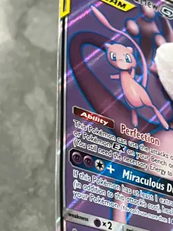 Pokemon TCG Mewtwo & Mew GX 222/236 Unified Minds Holo Tag Team Full Art DMG - Image 5