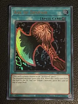 Axe Of Despair - SRL-EN002 - Ultra Rare - Unlimited Edition - NM - Image 1